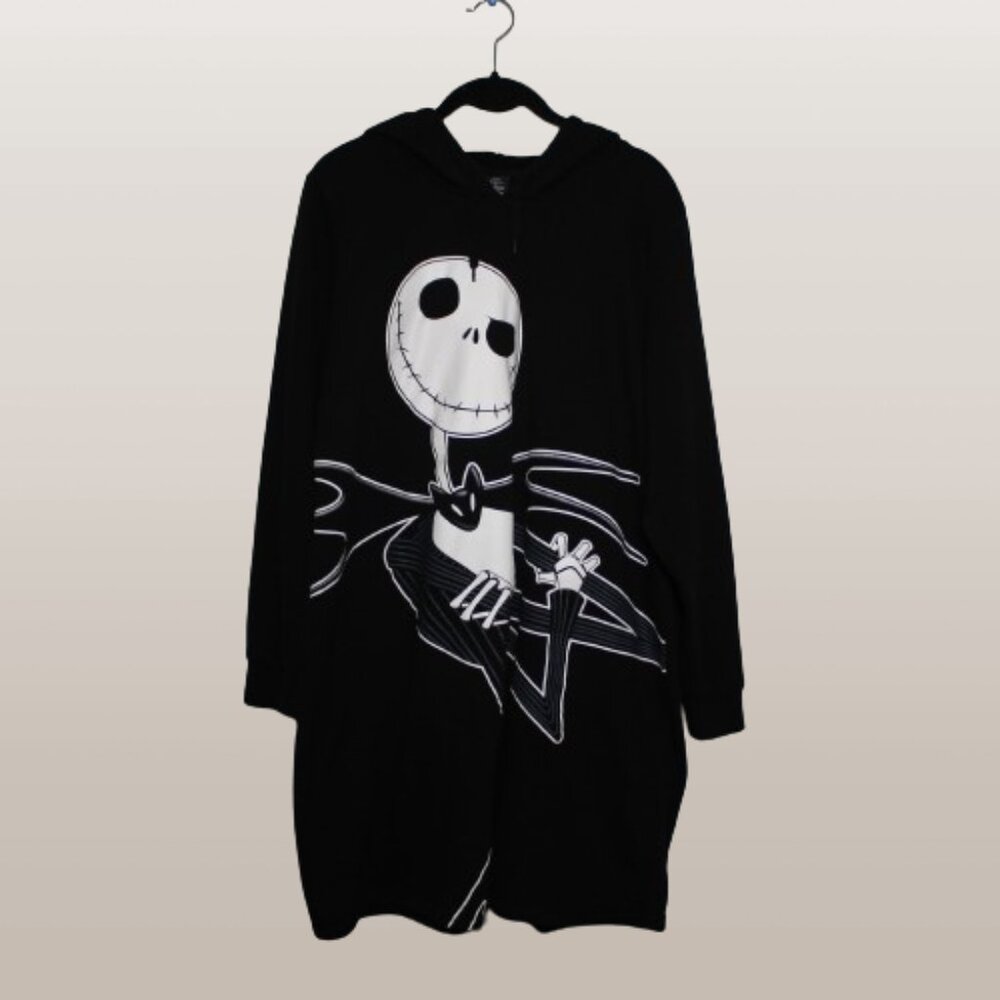 Hot Topic The Nightmare Before Christmas Jack Skellington Hoodie Dress Black